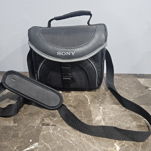 Sony Black and Gray Messenger Bag